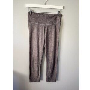 Lululemon Light Heathered Gray Cropped Leggings